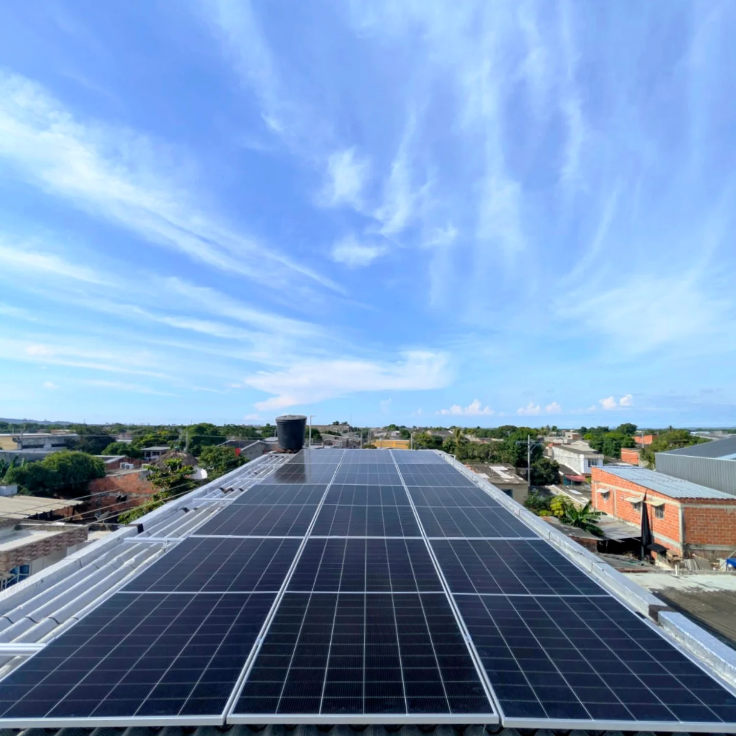 Soluciones de energía solar para la industria